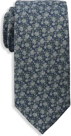 Michael Kors Big & Tall Tolane Floral Tie in Olive at Nordstrom, Size X-Large