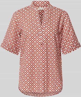 Marc O'Polo Relaxed Fit Bluse aus reiner Baumwolle in Rot, Gr&ouml;&szlig;e 34