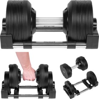 OEM Mancuerna Autom&aacute;tica Ajustable De Hierro Fundido De 24 Kg En Incrementos De 1 Kg Rebel
