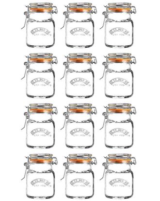 Kilner Kilner Square Clip Top Spice Jars 2.4Oz
