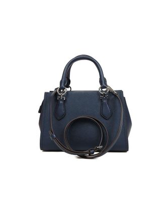 Michael Kors Womens Crossbody Bag Navy Leather Crossbody-bags