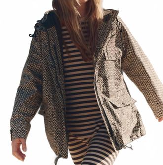 The Great Outdoors The Headland Raincoat In Shadow Floral