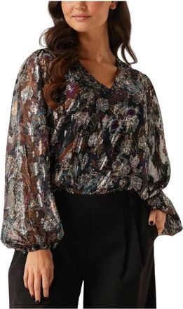 Freebird by Steven Beandra Blouse - Dames - Blouses - Veelkleurig - XS - Polyester - Overhemden