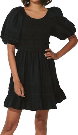 Cleobella Stasia Mini Dress In Black