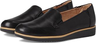 Naturalizer SOUL Naturalizer - Idea-Moc Womens Flat Shoes Black Faux Leather : 5.5 M (B)