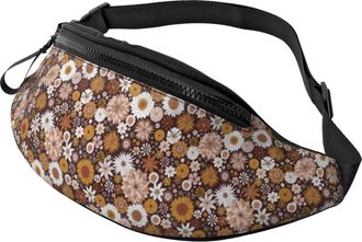 Generic Sunflowers Eye Waist Pack Bum Bags Adjustable Crossbody For Running Travel Gym 14X35Cm