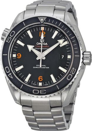 Omega Pre-owned Omega Seamaster Planet Ocean Automatic Chronometer Black Dial Mens Watch 232.30.46.21.01.003
