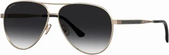 Jimmy Choo London Gold Metal Womens Sunglasses