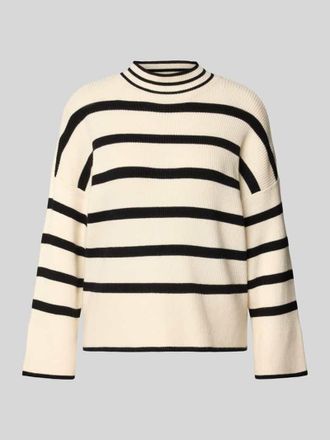 Only Regular Fit Strickpullover aus Viskose-Mix Modell LIBI in Offwhite, Gr&ouml;&szlig;e S