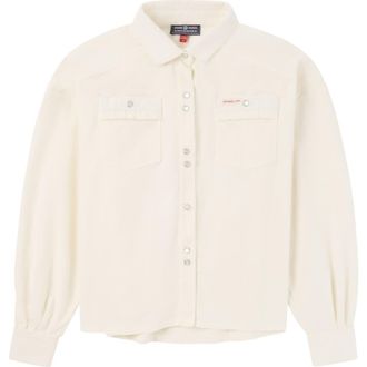 Amundsen & Scott Wild Velvet Shirt in White at Nordstrom, Size X-Large Eu