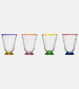 La DoubleJ Quilted set of 4 glasses
