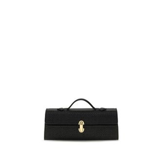 Savette Black Raffia Womens Handbag
