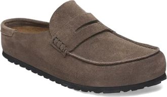 Birkenstock Naples su&egrave;de loafers - Grijs