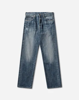 Visvim Men s Social Sculpture 01 Narrow DMGD-46 Jeans Indigo