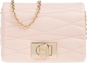 Furla 1927 Mini Schoudertas - Dames - Schoudertassen - Roze - ONE Size - Leer - Tassen