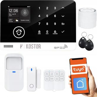 OEM Alarma Inal&aacute;mbrica Gsm Y Wlan Con Aplicaci&oacute;n Tuya, Serie Kostor Sad005