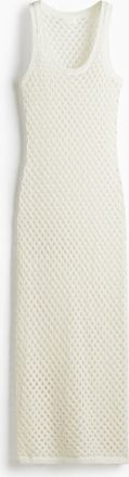 H&M Kleid im Häkellook - White