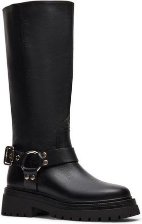 Steve Madden Everest Harness Boot in Black Leather at Nordstrom, Size 7.5