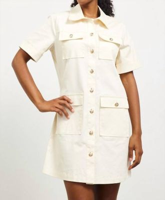 Skies Are Blue Clothing Skipper Dress In Off White