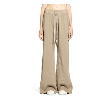 Rick Owens Wide Trousers, female, Beige, Size: XS Pusher Pants