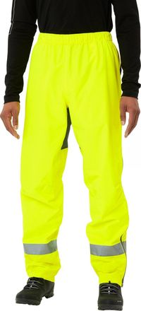 Vaude Regenhose VAUDE MENS LUMINUM RAIN PANTS, Herren, Gr. XL, N-Gr, gelb (neon gelb), Obermaterial: 100% Polyester. Futter: 100% Polyester, Hosen Regenhose