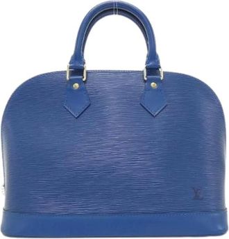 Louis Vuitton Pre-owned Handbags, female, Blue, Size: ONE SIZE Pre-owned Vintage Leather Handbag
