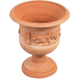 Biscottini International Biscottini - Terracotta vase cup 100% Made in Italy