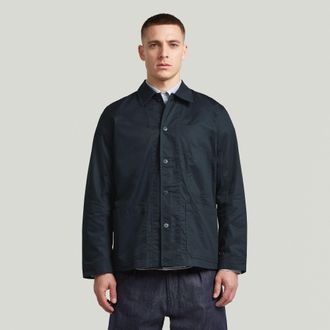 G-Star The Casper - Correct Slim Overshirt - Donkerblauw - Heren