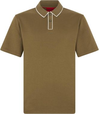 HUGO BOSS Khaki Cotton Polo