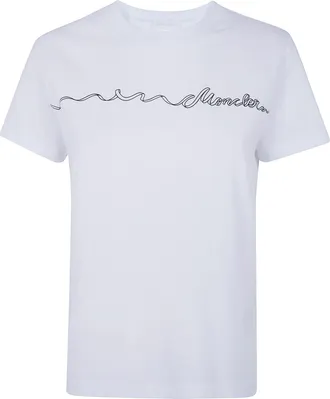 Moncler Short Sleeves Emerized Jersey T-Shirt