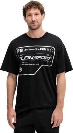 Plein Sport T-shirt Girocollo in Cotone - - Sport - Uomo - Nero - M