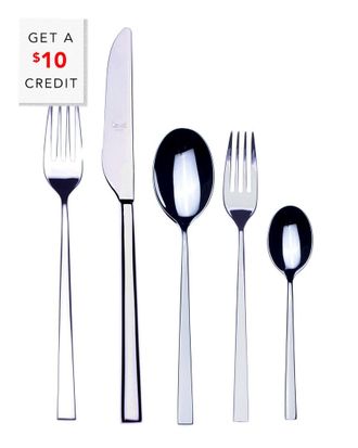 Mepra 5Pc Flatware Set With $10 Credit