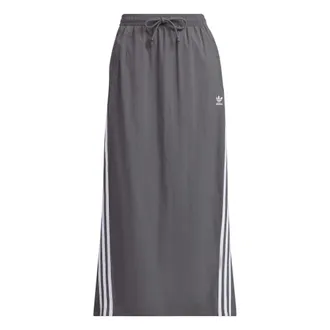 adidas (WMNS) adidas 3-Stripes Parachute Skirt Asia Sizing Grey JC6124