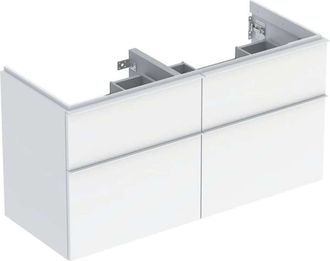 Keramag Keramag - Geberit Icon Mueble Bajo Lavabo Para Lavabo Doble, 4 Cajones
