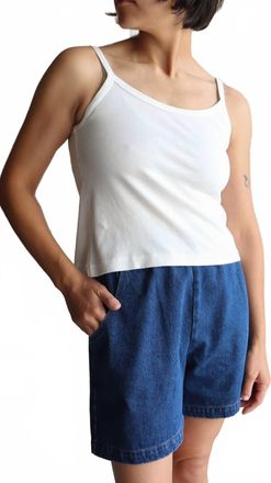 Le Bon Shoppe City Shorts In Blue Denim