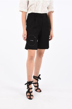 Off-white Single-Pleat Gabardine Shorts size 42