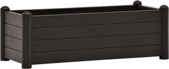 vidaXL Garden Raised Bed pp Anthracite 100x43x35 cm Vidaxl