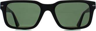 Persol Rectangle Mens Black Green PO3272S - One Size
