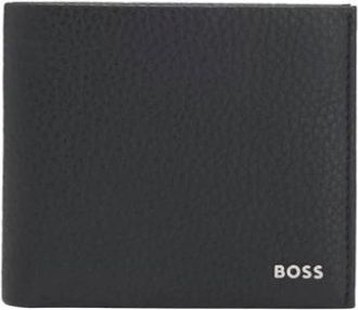 HUGO BOSS Crosstown Portemonnee - Heren - Portefeuilles - Zwart - ONE Size - Leer - Accessoires