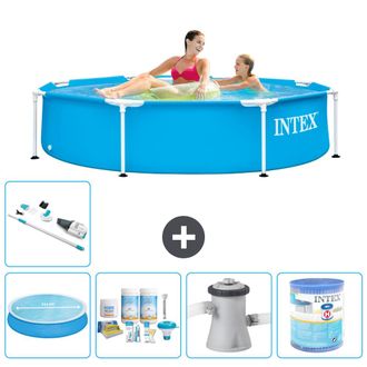 Intex Piscina Con Estructura Redonda - 244x51 Cm - 7-piezas S31424
