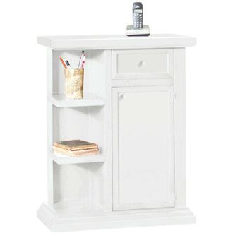 Milani Home ELOISE - mobile portatelefono in legno massello