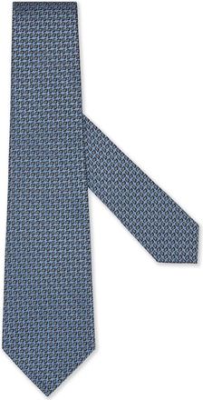 Ermenegildo Zegna silk tie - men - Silk - One Size - Blue