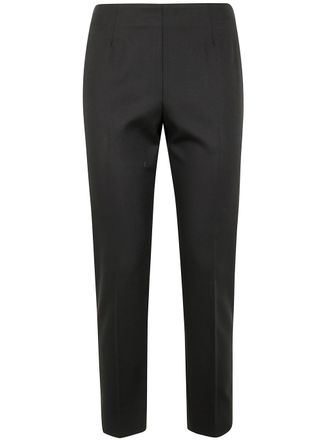 PESERICO Compact Canvas Cotton Viscose Stretch Trousers