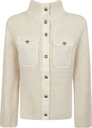 Pinko Cardigan Pispiglio - - Knitwear - Donna - Bianco - S