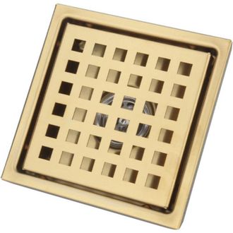 OEM Desag&uuml;e De Ducha, Filtro De Pelo De Acero Inoxidable Con Neutralizaci&oacute;n De Olores, Desag&uuml;e De Suelo Cepillado Para Ba&ntilde;os, Gran Di&aacute;metro, Cuadrado 150 