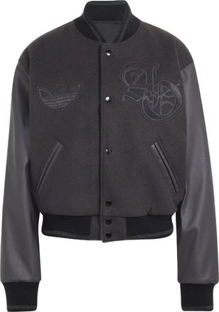 adidas (WMNS) adidas Varsity Jacket Asia Sizing Black Utility Black KG6370