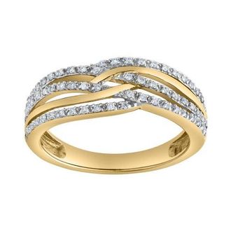 LuvMyJewelry Amoura 0.20 Ct Natural Diamond 10K Gold Ring in 10K Yellow Gold at Nordstrom, Size 7.5