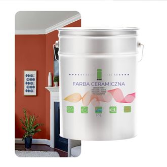 OEM Pintura Cer&aacute;mica Para Paredes, Lavable, Rojo Ladrillo, Rojo, 10 L, Fabricante
