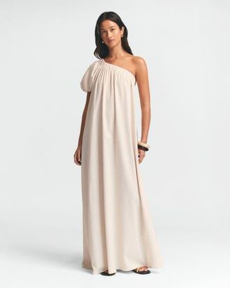 ST MRLO Jolie Maxi Dress in Natural at Nordstrom, Size 6