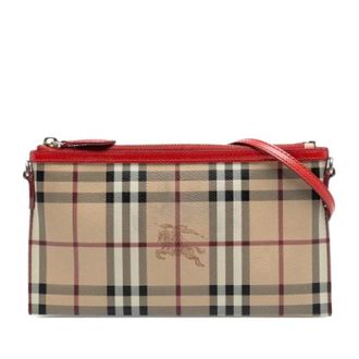 Burberry Pre-owned Cross Body Bags, female, Brown, Size: ONE SIZE Pre-owned Crossbody Bag